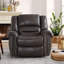Fauteuil inclinable manuel surdimensionné 40,9 po Chemika-762831533