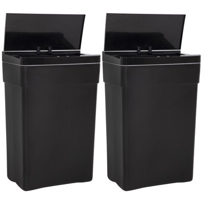 Plastic Motion Sensor Kitchen Trash Can - 13 Gallons