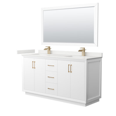 Strada 66'' W Double Vanity