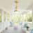 48 Inch Modern Ceiling Fan With Lights 3 Wood Fan Blade Noiseless Reversible Motor Remote Control-1150467446