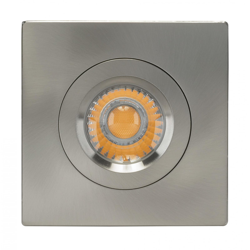 4K 3000K LED Wireless Recessed Lighting Kit, Nickel brossé