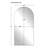 Metal Arch Wall Mirror