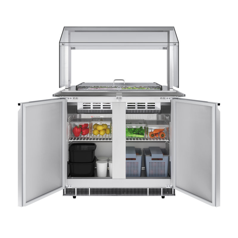KoolMore 10 Cubic Feet Prep Refrigerator - 36.4''