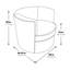 Fauteuil pivotant Procopie