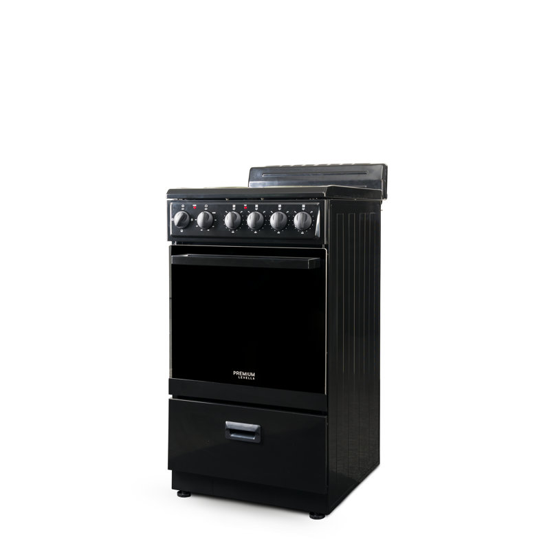 Premium Levella 20" 2.2 Cubic Feet Electric Free Standing Range with Radiant Cooktop