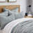 Striped Channel Velvet Quilt Set-106369219-106369218