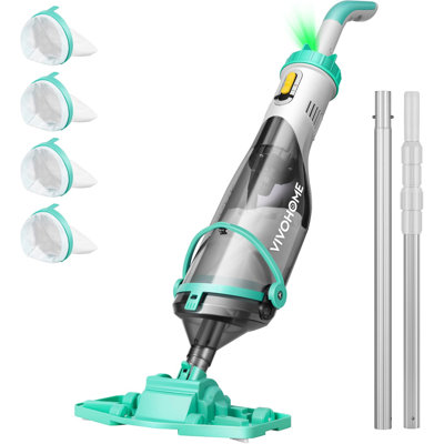 Aspirateur à main sans fil avec poteaux télescopiques et d'extension 9,12 pi, aspiration 18,5 GPM