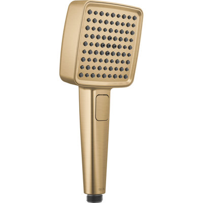 Delta 4-Setting Handheld Shower Head Brushed Gold, 1.75 GPM