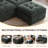 Cloud-Like Chenille Sectional Sofa with Ottoman, 3 Seater Deep Comfy  Cloud Couch, Modern Soft Tufted Sofa for Living Room-848690096