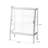 Black + Brown Solid + Manufactured Wood + Iron Display Cases