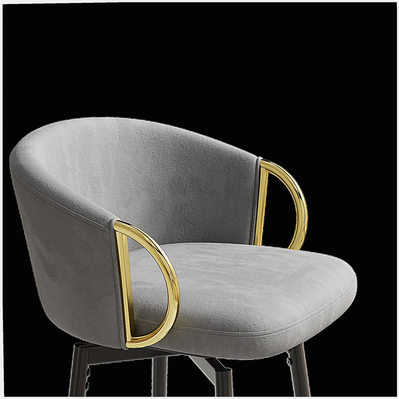 Ensemble de salle à manger table et chaises, ensemble de 4 pièces, tabouret de bar rotatif à 360 ° de style moderne, conception simple, confort d'assise élevé, ensemble de salle à manger flexible convenant au bar, au restaurant