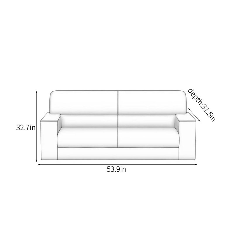 Simple personality design aesthetic sofa
