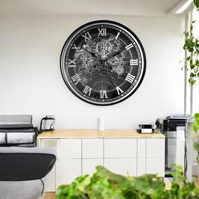 Peachey Metal Wall Clock