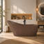 67.3" x 29.7" Freestanding Soaking Cement Bathtub-175628160