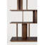 Irregular Solid Wood Geometric Bookcase-1551086716
