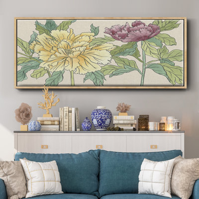 Peony Blooms II - toile encadrée
