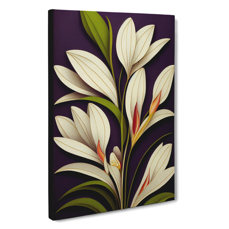 The Gorgeous Flower - Wrapped Canvas, 50cm H x 35cm W x 3cm D