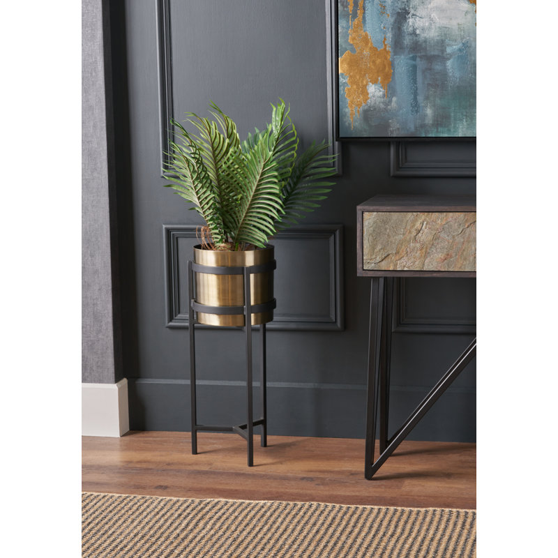 Handmade Metal Elevated Planter, null