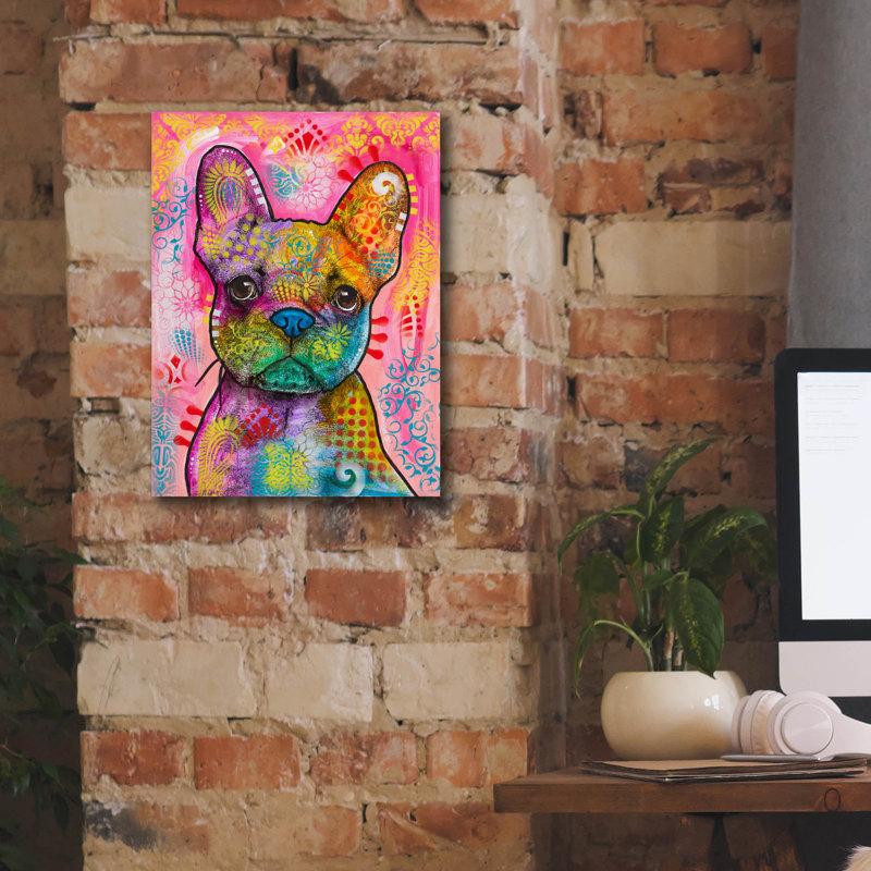 «Frenchie» par Dean Russo, H 16 po x l 12 po