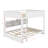 Queen Over Queen Bunk Bed With Cabinets And USB Ports-1167629591