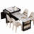 Kitchen Island with Extendable Dining Table,Kitchen Table with Double-sized Storage, Power Outlet, Kitchen island with Storage 2 Drawers 2 Side Open Shelves-366112347