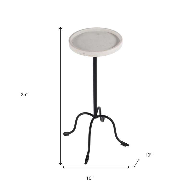 Table de bout à piédestal 25 po