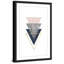 Triangles of Color 1 Piece Single Picture Frame Painting-21701949