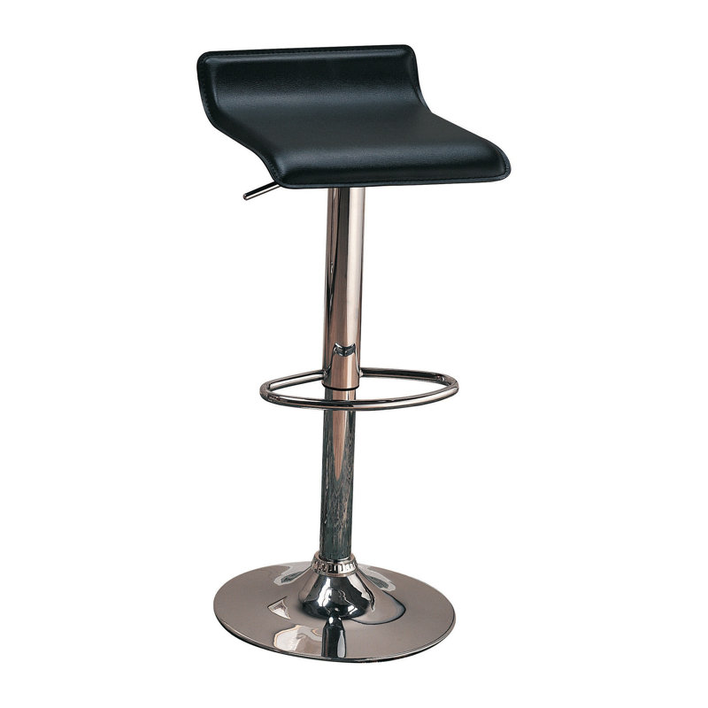 Tabouret pivotant à hauteur réglable Wooster, Noir