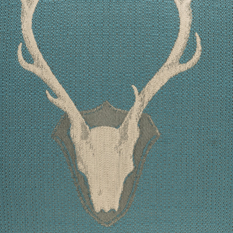Uncle Buck Throw Pillow, Teal, 36"H x 36"W