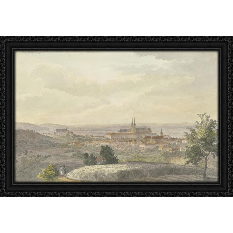 Vue de la ville de Sberg, H 22 po x l 32 po