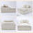 51 - Inch Comfortable Harbor Luxury Single Sofa: Two Pillows And One Backrest-117787903