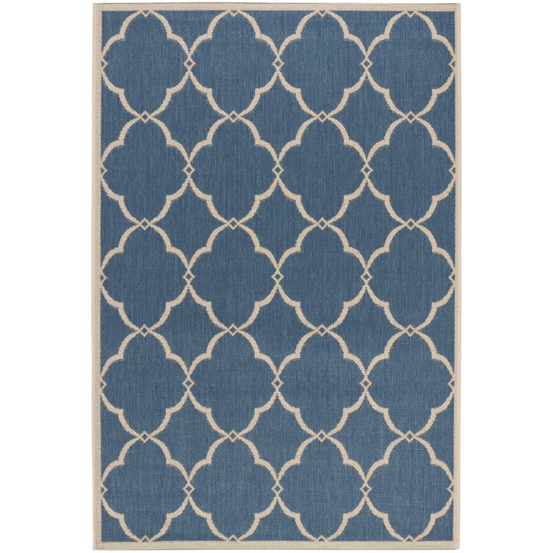 Adler Performance Geometric Indoor/Outdoor Area Rug, Rectangle 3' x 5'