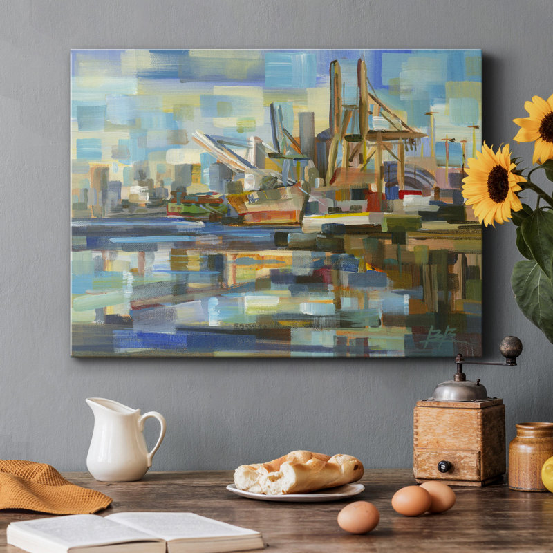 Port of Seattle-Gallery, toile tendue, H 24 po x l 36 po