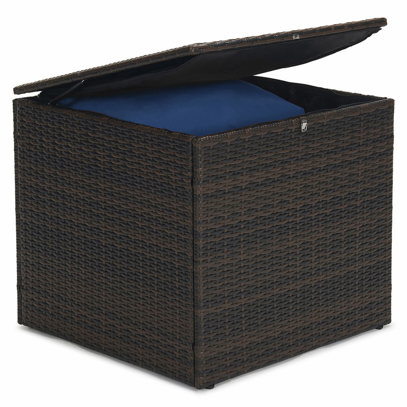 Barrada 7 - Person Patio Conversation Set with Cushions, Blue