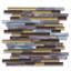 12" x 12" Marble Mosaic Linear Wall & Floor Tile