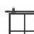 JUBEST Sliding Door Black Track Kit, Top Mounted Roller Hanger(DOOR NOT INCLUDED)-95113300