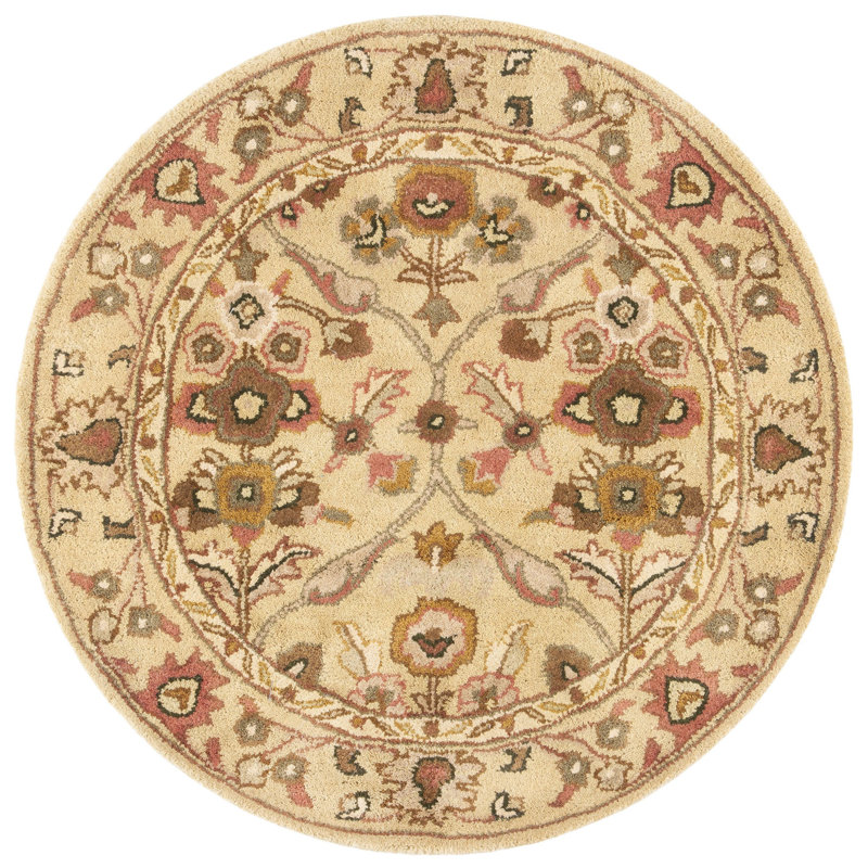 Dunbar Hand Tufted Wool Oriental Rug, Round 3'6"