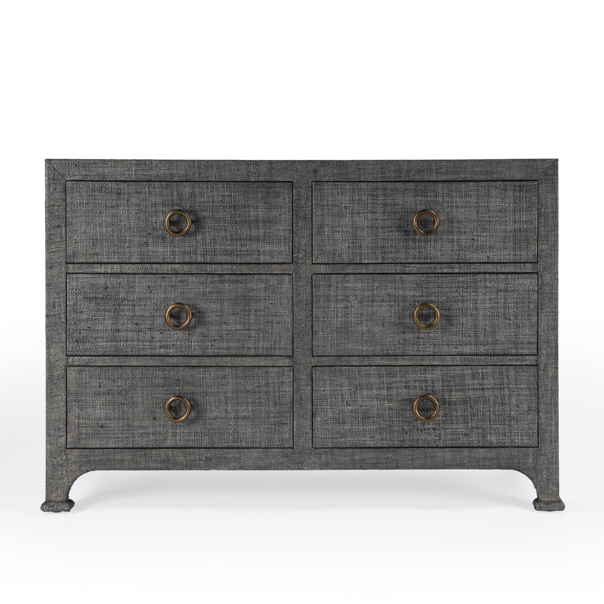 Butler Chatham Raffia 6 Drawer Dresser | Perigold
