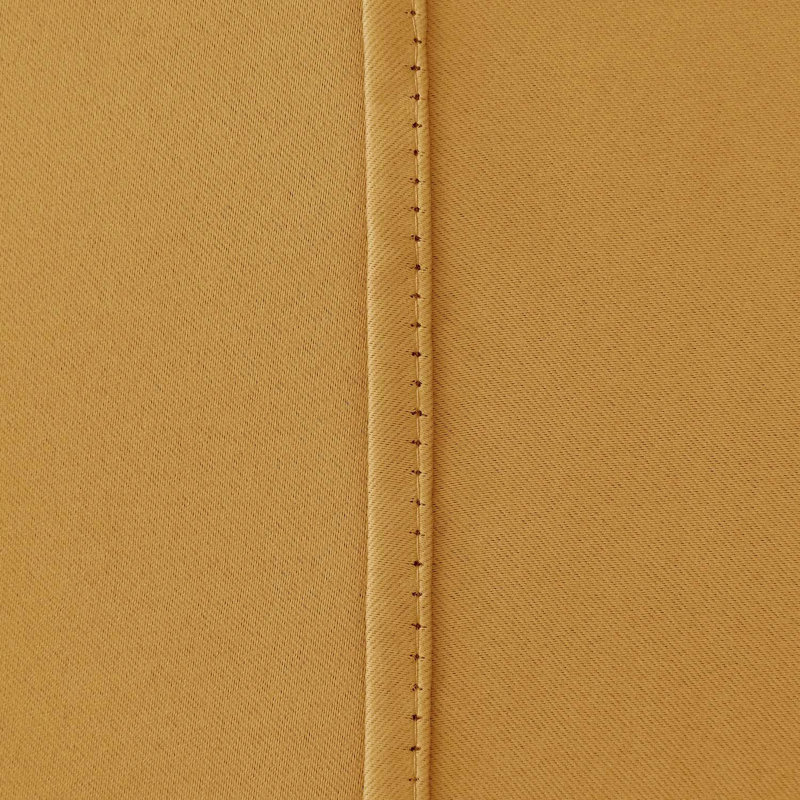 My Home Store Ultra-Soft Blackout Curtains Enguerran with Eyelets and Tie Backs, Yellow, 167 W x 137cm D