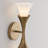 5" W x 15" H 2-Light Sconce in Mystic Luster with Soft White Glass