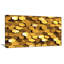«Golden Honeycomb Wall Texture», impression sur toile tendue-782918774