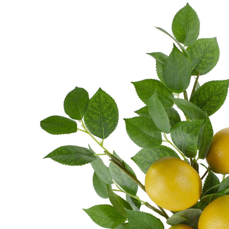 Citronnier artificiel en pot 20 po