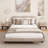  2 PCS Nightstand w/ Drawer Side Table w/ Slide-out Drawer Open Storage Shelf Natural & White-1213706619