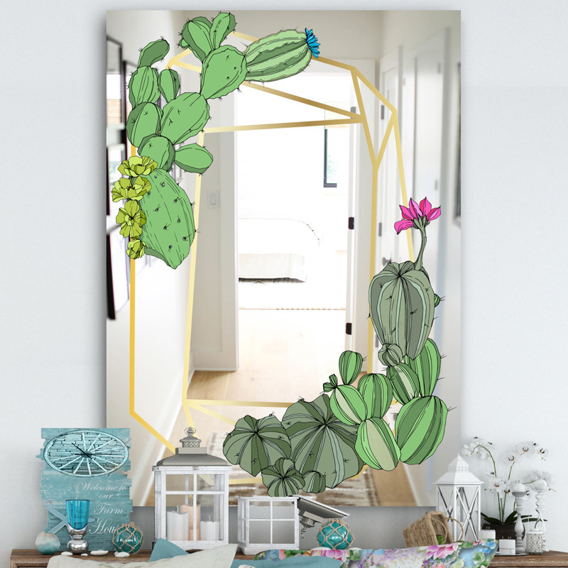 Miroir d'appoint Cactus, H 39,4 po x l 29,5 po