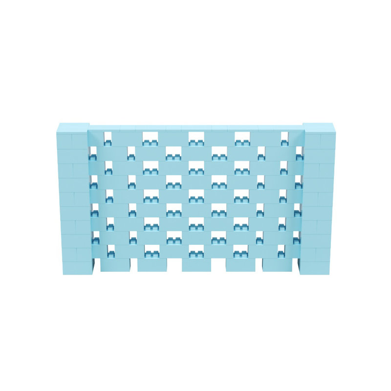 Ensemble mural Everblock, Bleu clair, H 60 po x l 108 po x P 12 po