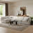 Itala Velvet L-Shaped Sectional Reversible-94482469