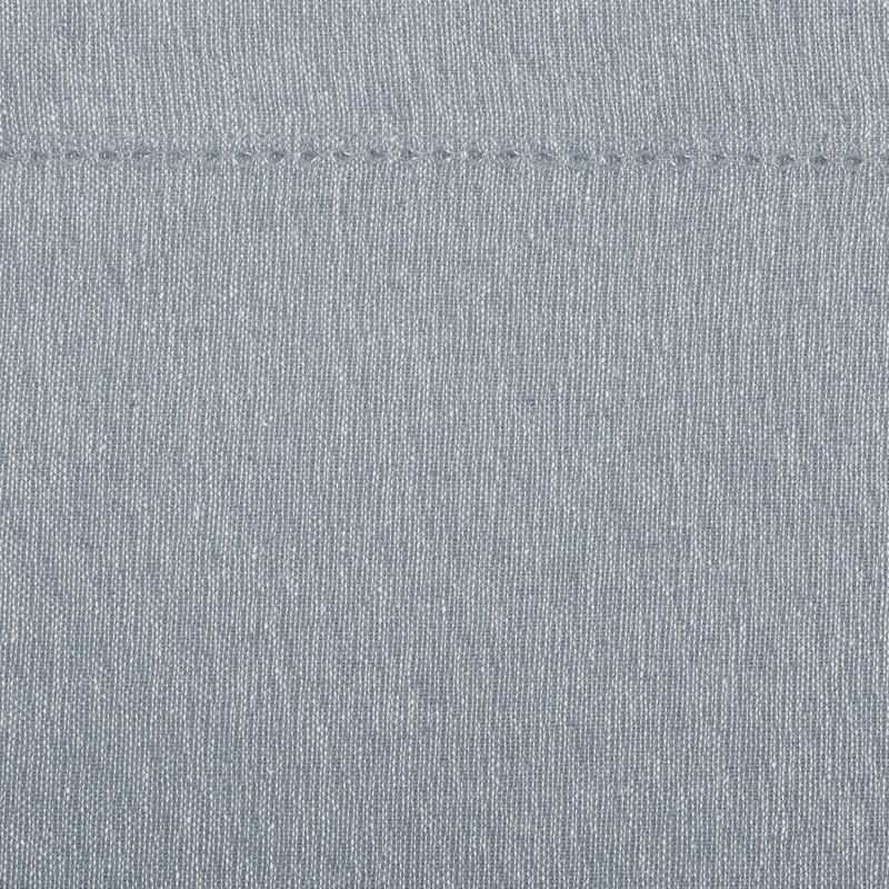 Brittany Hemstitch Woven Cotton Rich Tablecloth  60"x102" In Grey, Gray, 102" x 60"