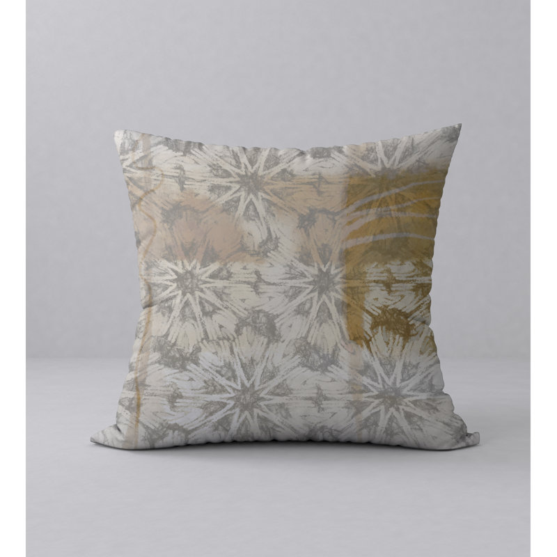 Abstract Reversible Throw Pillow, 20" x 20"