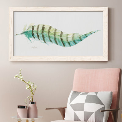 «Tail Feather II», peinture sur toile encadrée