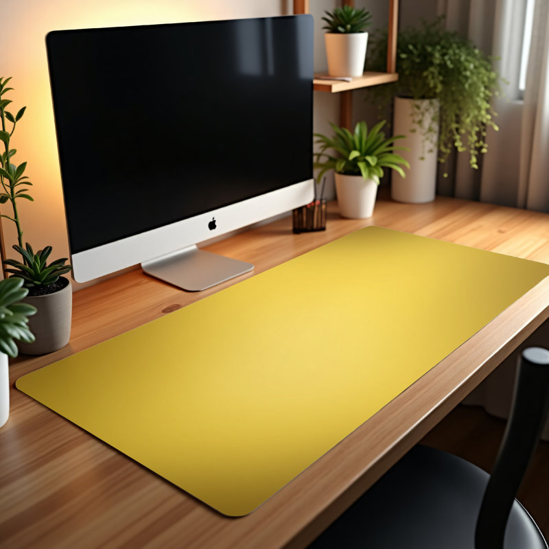 Polyester Desk Pad, 14.4x12.1